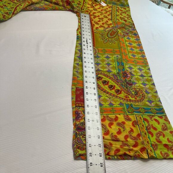 NWT RAJ Hippie Boho Chic Paisley Pants Size Medium New - Picture 4 of 7